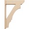 Ekena Millwork 7 1/2-in W x 28-in D x 40-in H Balboa Slat Rough Cedar Woodgrain TimberThane Outlooker, Primed Tan OUTUR075X28X40BOA24RCPR - alternate 3